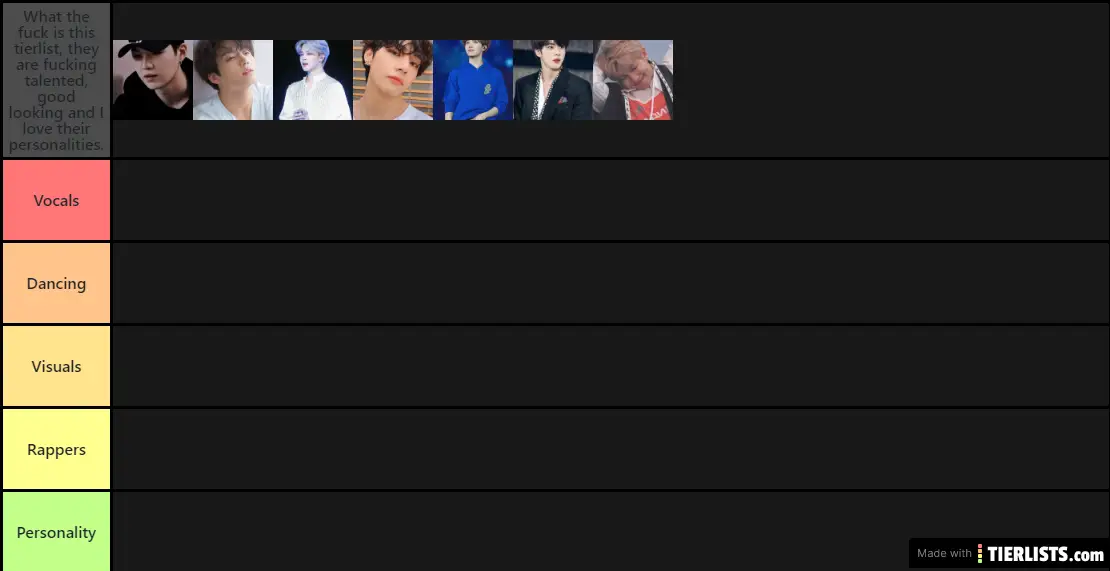 Who made this fucking tierlist