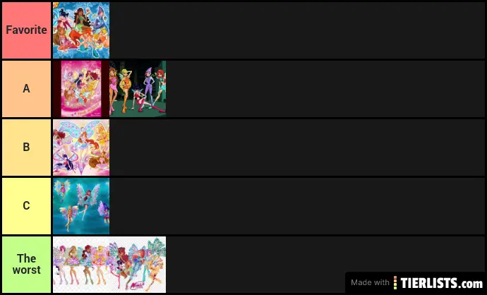 Winx club seasons