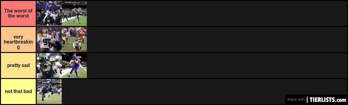 Worst Playoff Loses in recent memory (Saints)